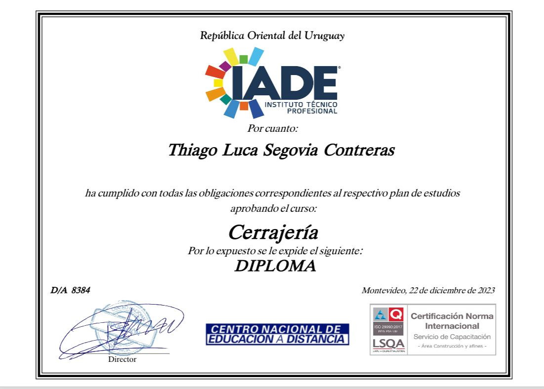 Certificado